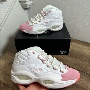 Reebok Question Mid “Pink Toe” 2021 Men's Size 10.5 Iverson G55120 NEW